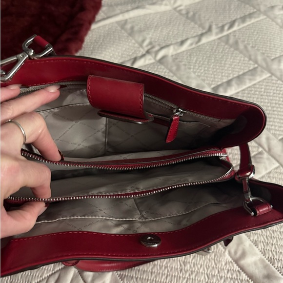 Michael Kors Cherry Red Tote - Picture 2 of 8